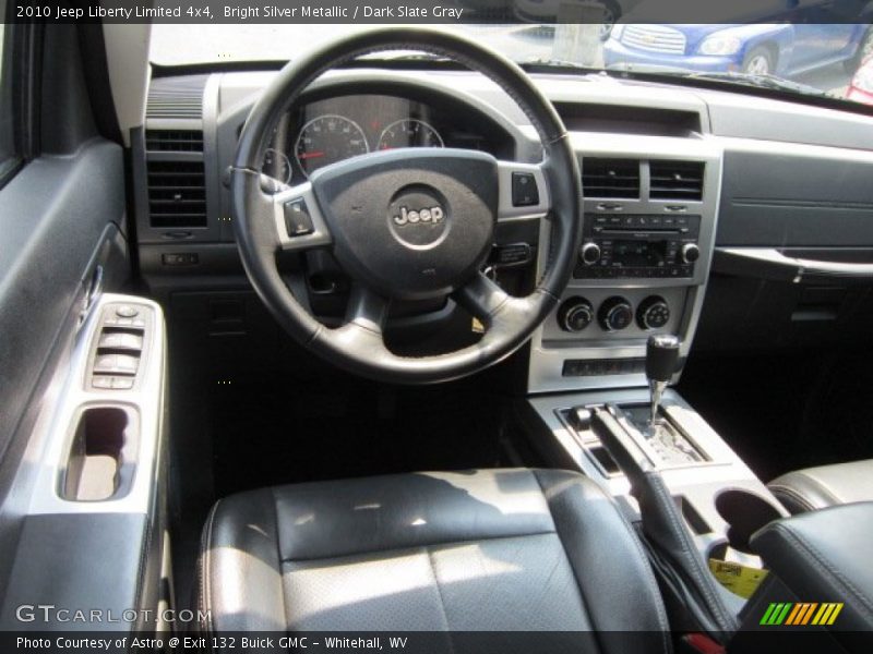 Bright Silver Metallic / Dark Slate Gray 2010 Jeep Liberty Limited 4x4