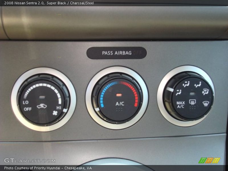 Super Black / Charcoal/Steel 2008 Nissan Sentra 2.0