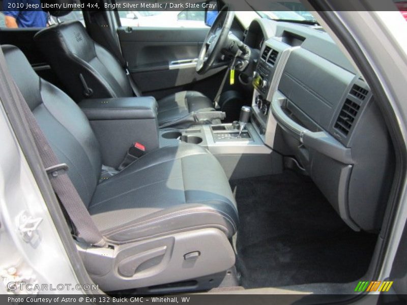 Bright Silver Metallic / Dark Slate Gray 2010 Jeep Liberty Limited 4x4