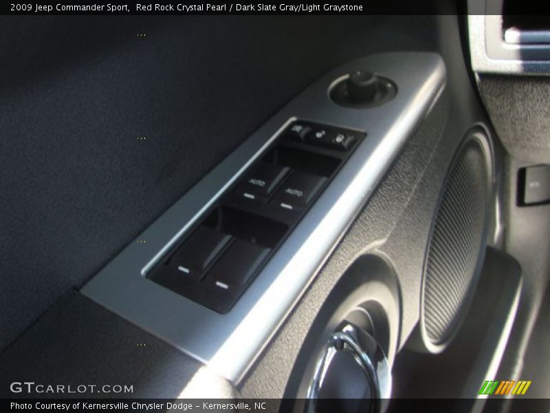 Red Rock Crystal Pearl / Dark Slate Gray/Light Graystone 2009 Jeep Commander Sport