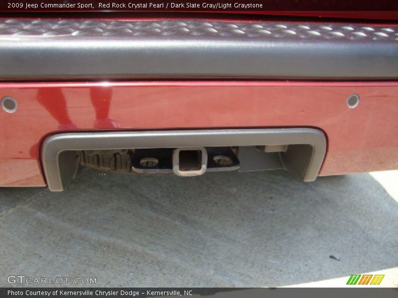 Red Rock Crystal Pearl / Dark Slate Gray/Light Graystone 2009 Jeep Commander Sport