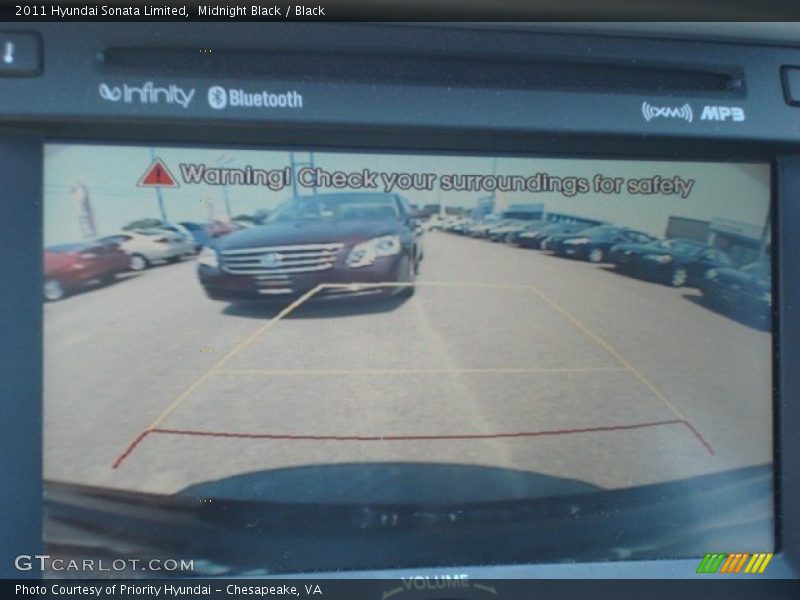 Midnight Black / Black 2011 Hyundai Sonata Limited