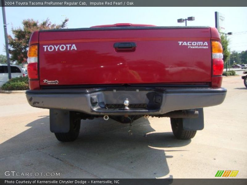 Impulse Red Pearl / Oak 2004 Toyota Tacoma PreRunner Regular Cab