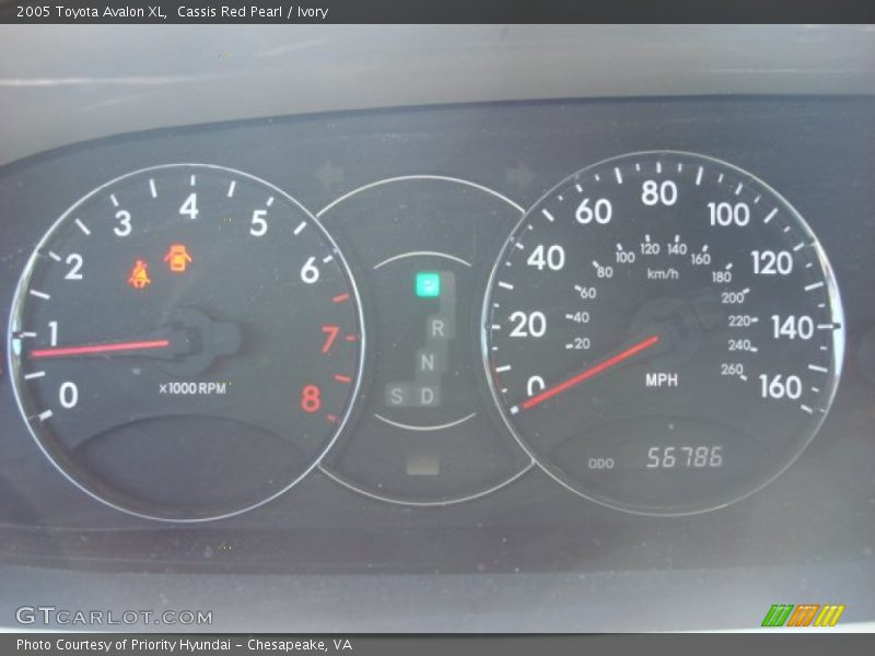 Cassis Red Pearl / Ivory 2005 Toyota Avalon XL
