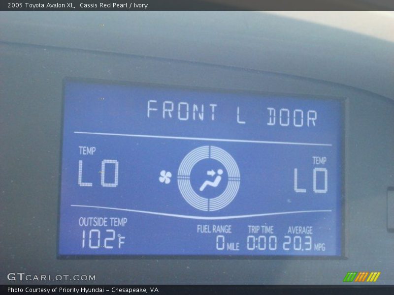 Cassis Red Pearl / Ivory 2005 Toyota Avalon XL