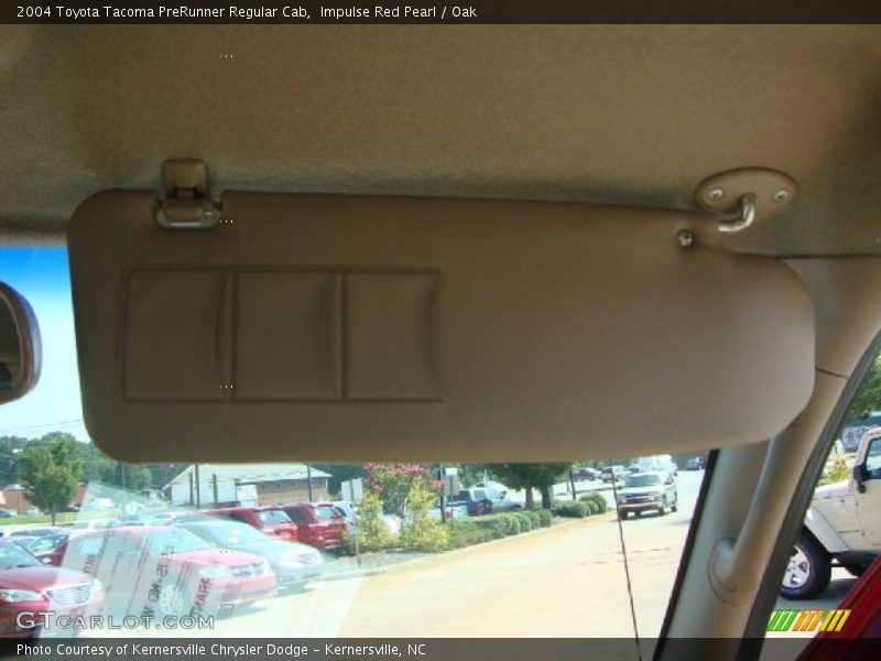 Impulse Red Pearl / Oak 2004 Toyota Tacoma PreRunner Regular Cab