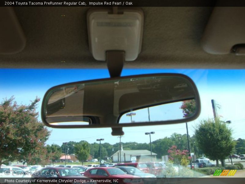 Impulse Red Pearl / Oak 2004 Toyota Tacoma PreRunner Regular Cab