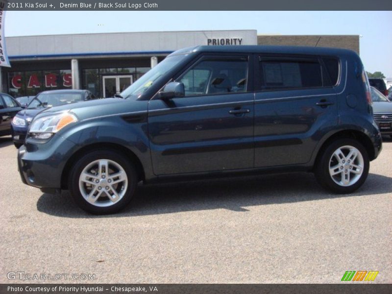 Denim Blue / Black Soul Logo Cloth 2011 Kia Soul +