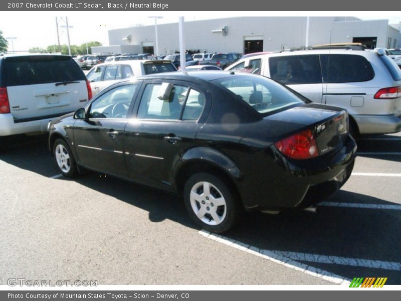 Black / Neutral Beige 2007 Chevrolet Cobalt LT Sedan