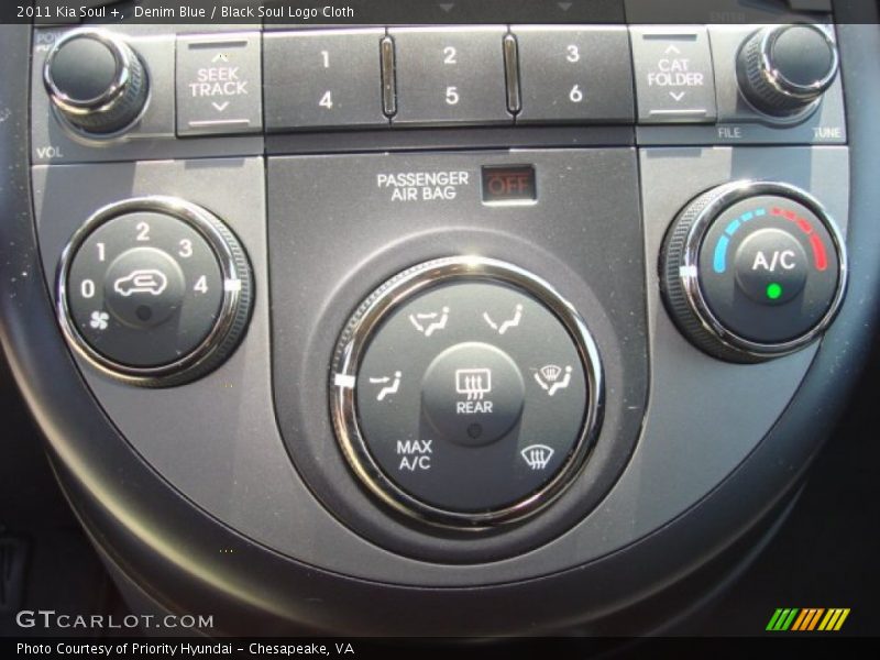 Denim Blue / Black Soul Logo Cloth 2011 Kia Soul +