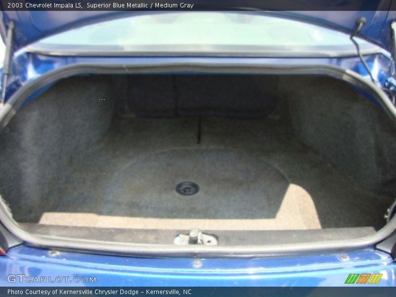 Superior Blue Metallic / Medium Gray 2003 Chevrolet Impala LS