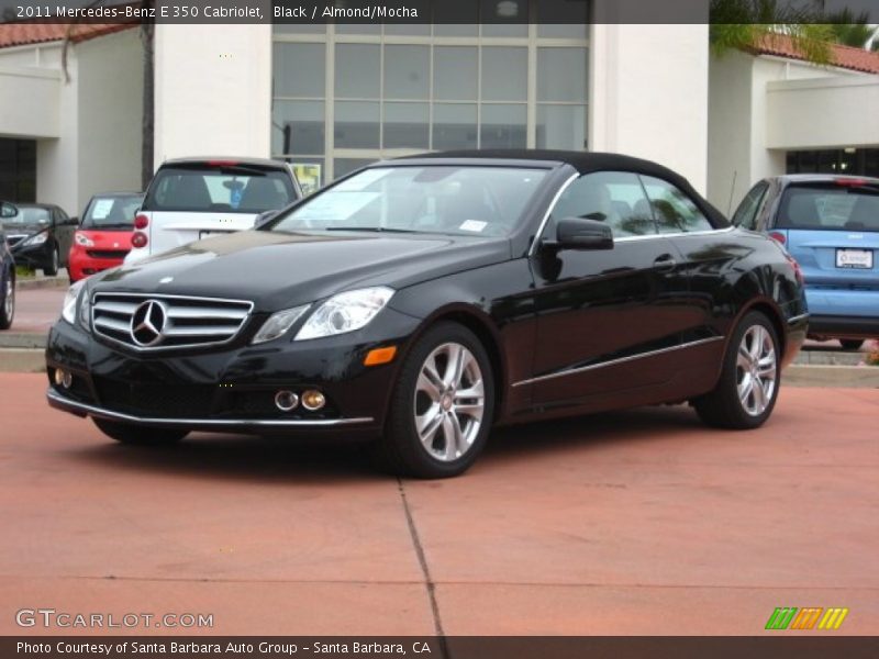 Black / Almond/Mocha 2011 Mercedes-Benz E 350 Cabriolet