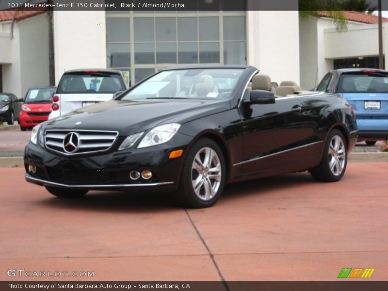 Black / Almond/Mocha 2011 Mercedes-Benz E 350 Cabriolet