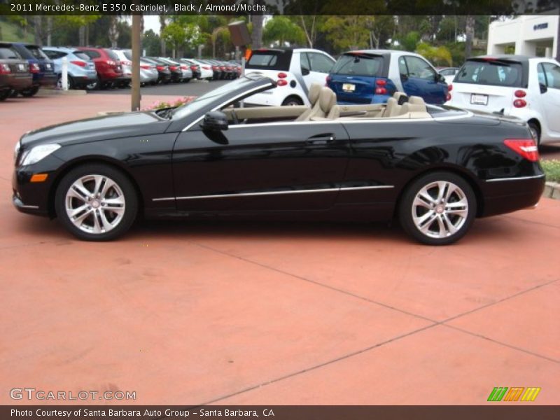 Black / Almond/Mocha 2011 Mercedes-Benz E 350 Cabriolet