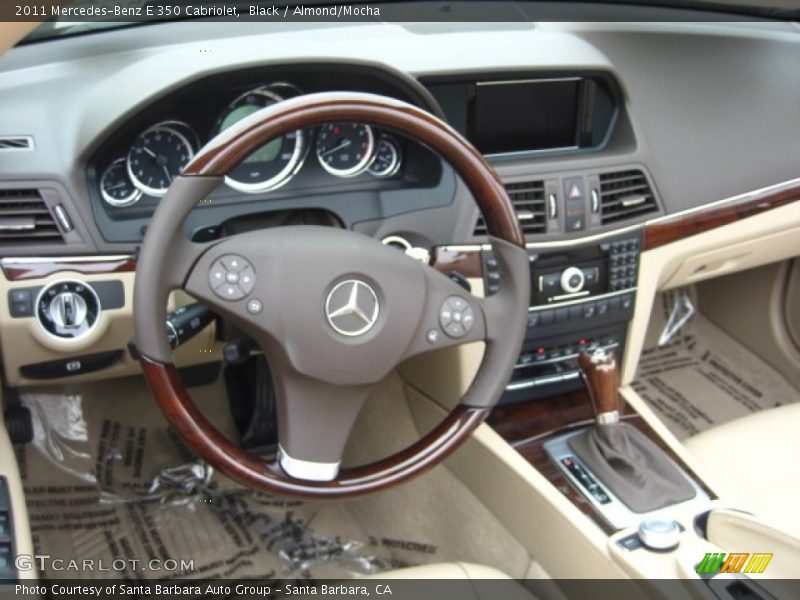 Black / Almond/Mocha 2011 Mercedes-Benz E 350 Cabriolet