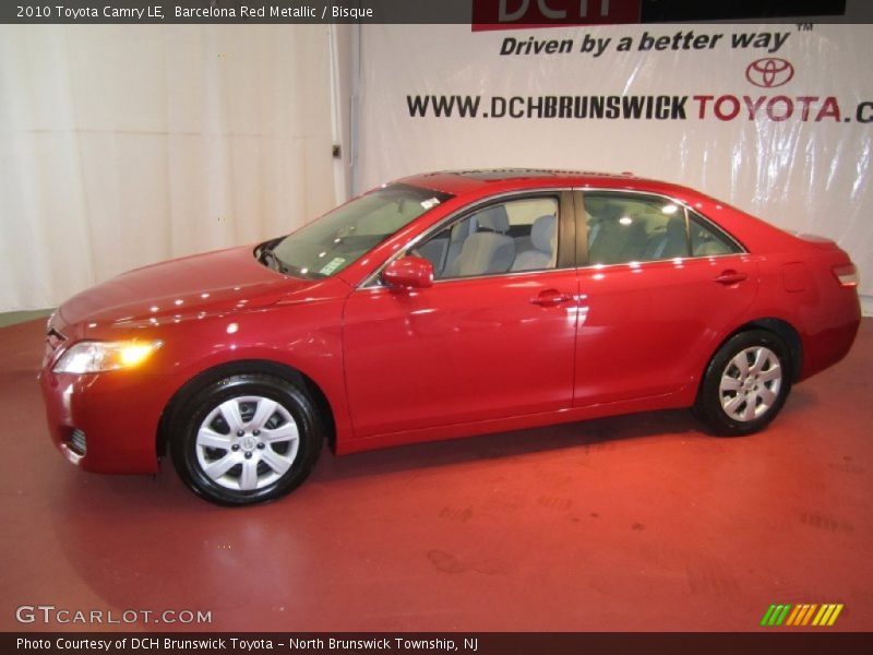 Barcelona Red Metallic / Bisque 2010 Toyota Camry LE
