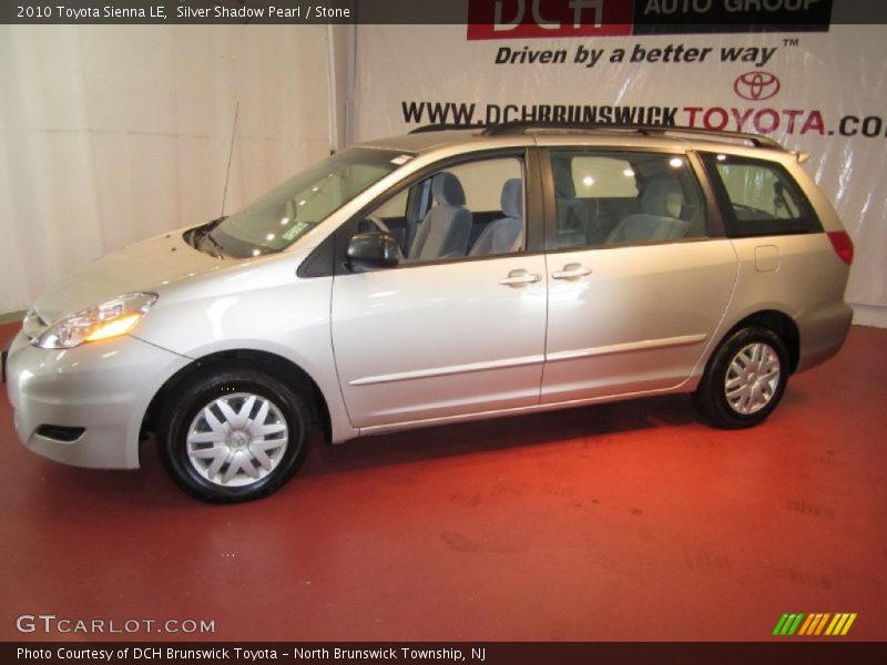 Silver Shadow Pearl / Stone 2010 Toyota Sienna LE