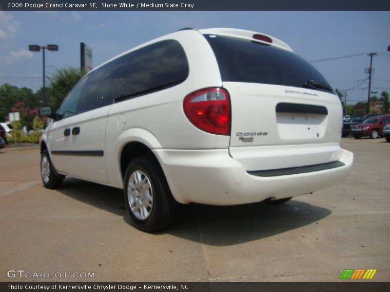 Stone White / Medium Slate Gray 2006 Dodge Grand Caravan SE