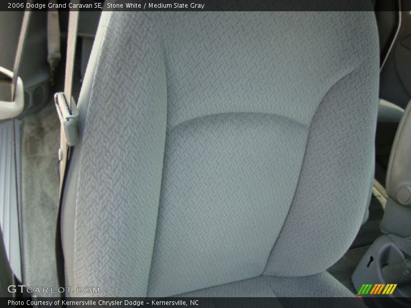 Stone White / Medium Slate Gray 2006 Dodge Grand Caravan SE