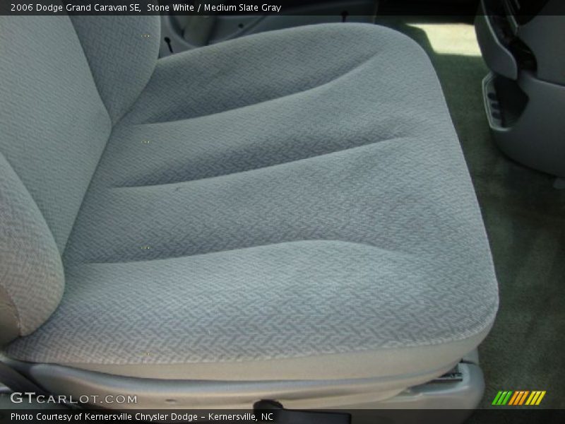Stone White / Medium Slate Gray 2006 Dodge Grand Caravan SE