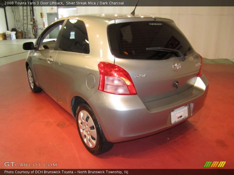 Silver Streak Mica / Dark Charcoal 2008 Toyota Yaris 3 Door Liftback