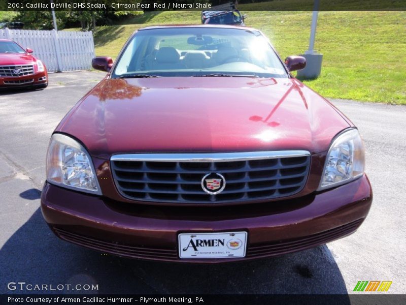Crimson Pearl Red / Neutral Shale 2001 Cadillac DeVille DHS Sedan