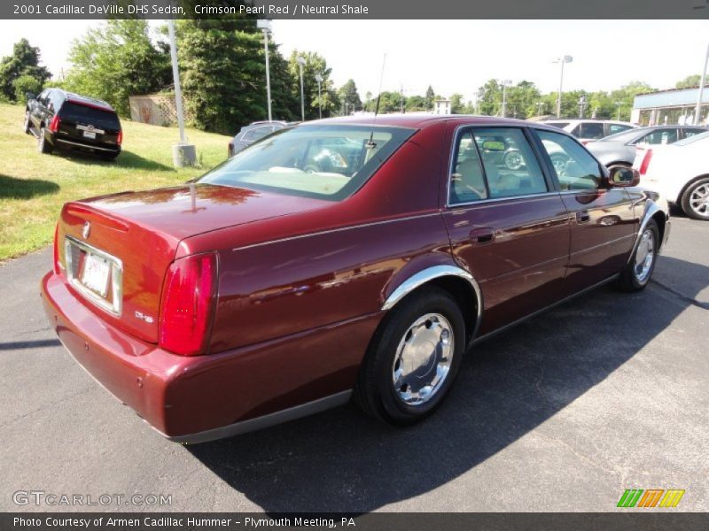 Crimson Pearl Red / Neutral Shale 2001 Cadillac DeVille DHS Sedan