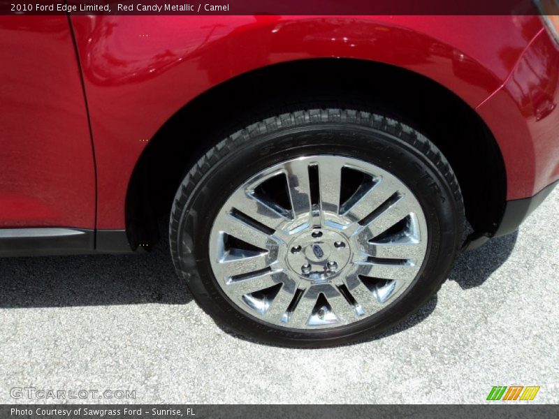 Red Candy Metallic / Camel 2010 Ford Edge Limited