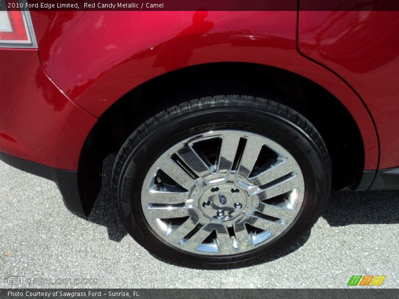 Red Candy Metallic / Camel 2010 Ford Edge Limited