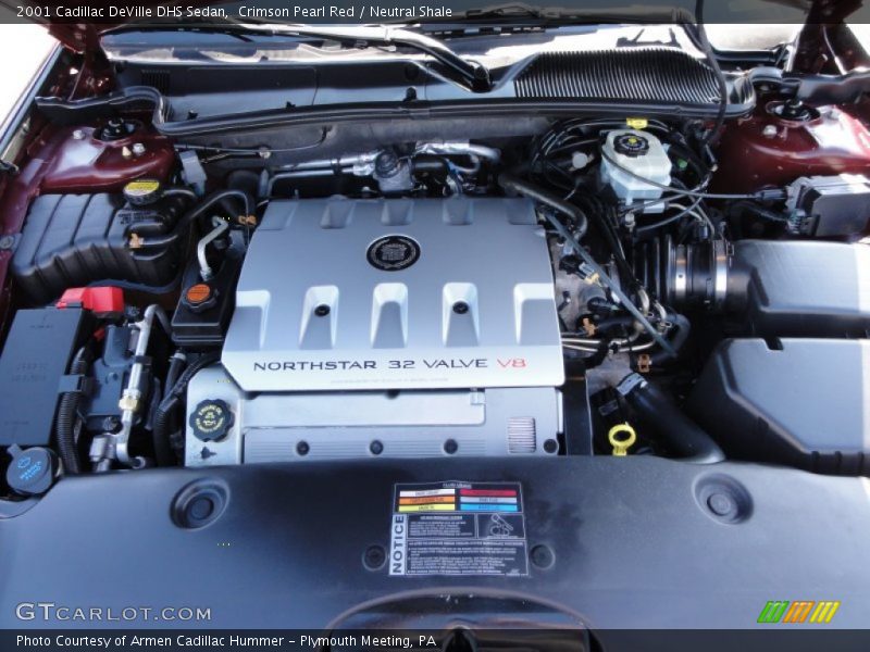  2001 DeVille DHS Sedan Engine - 4.6 Liter DOHC 32-Valve Northstar V8