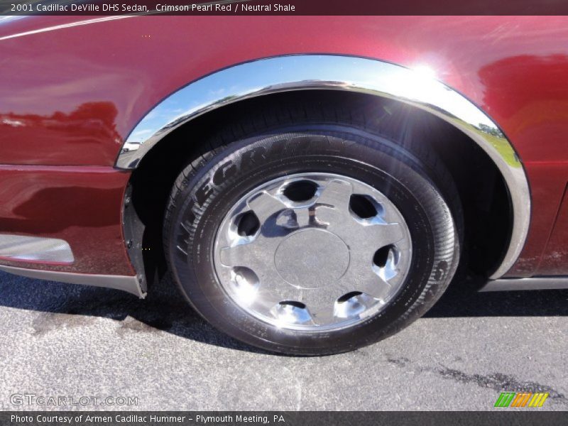 Crimson Pearl Red / Neutral Shale 2001 Cadillac DeVille DHS Sedan