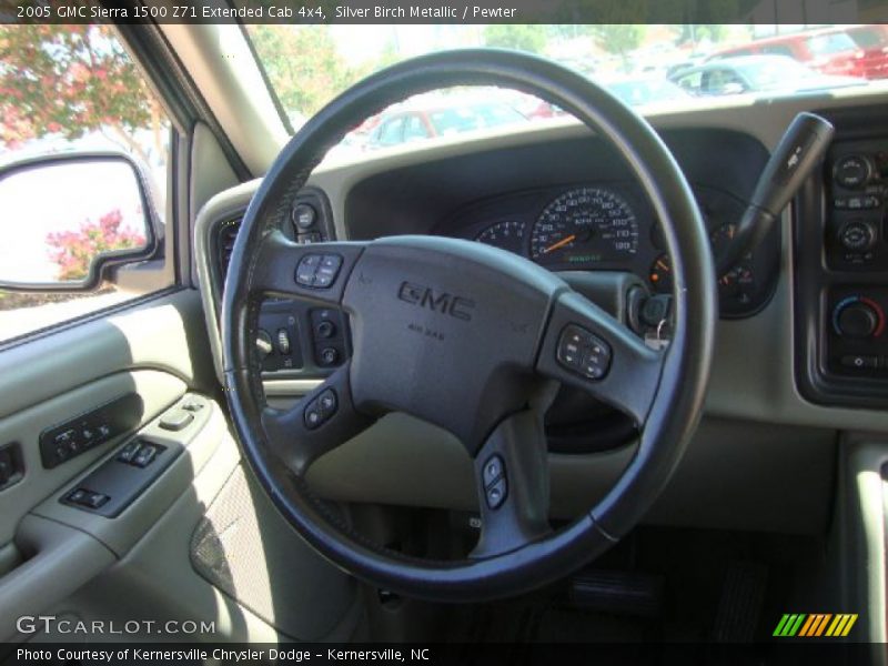 Silver Birch Metallic / Pewter 2005 GMC Sierra 1500 Z71 Extended Cab 4x4