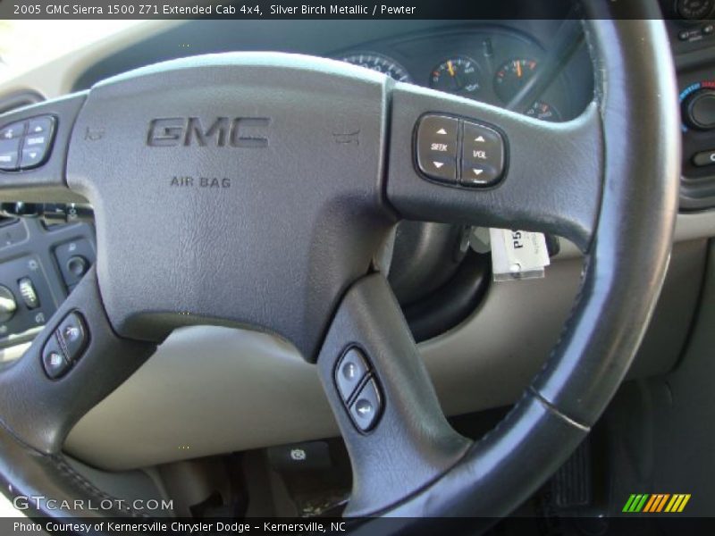 Silver Birch Metallic / Pewter 2005 GMC Sierra 1500 Z71 Extended Cab 4x4
