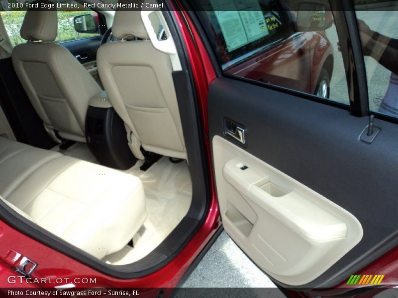 Red Candy Metallic / Camel 2010 Ford Edge Limited