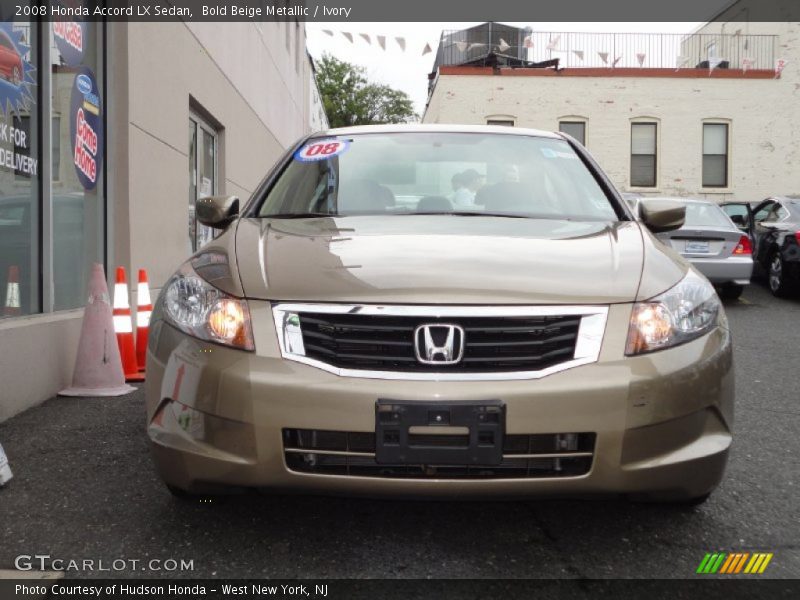 Bold Beige Metallic / Ivory 2008 Honda Accord LX Sedan