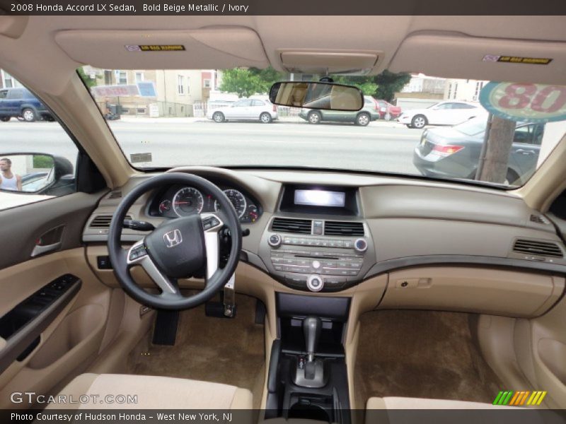 Bold Beige Metallic / Ivory 2008 Honda Accord LX Sedan