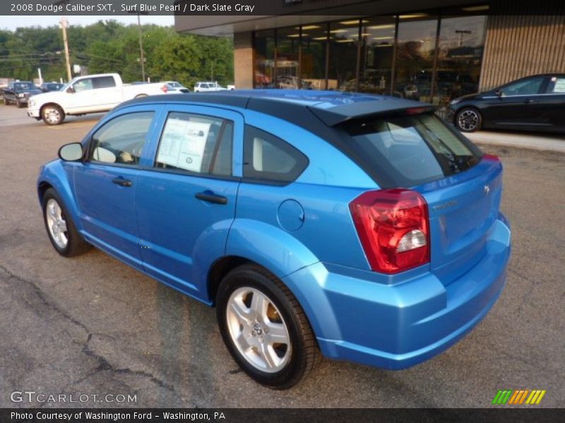 Surf Blue Pearl / Dark Slate Gray 2008 Dodge Caliber SXT