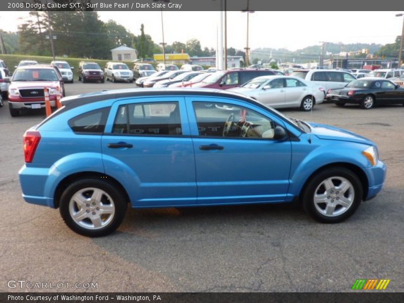 Surf Blue Pearl / Dark Slate Gray 2008 Dodge Caliber SXT