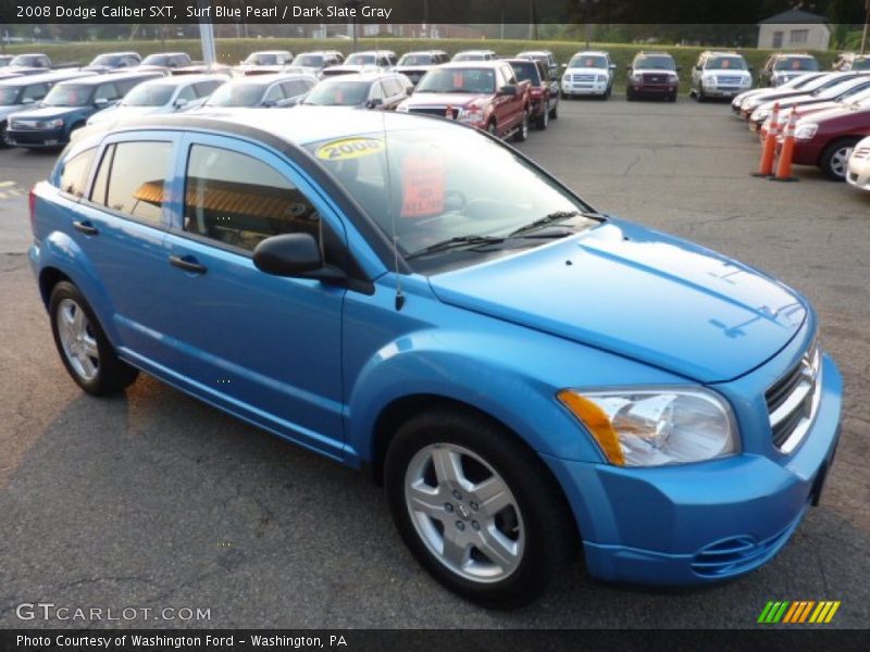 Surf Blue Pearl / Dark Slate Gray 2008 Dodge Caliber SXT