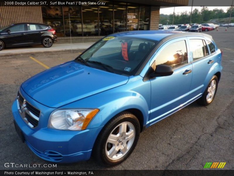 Surf Blue Pearl / Dark Slate Gray 2008 Dodge Caliber SXT