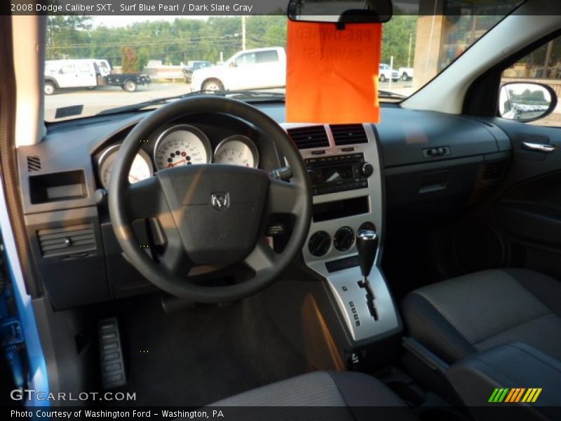 Surf Blue Pearl / Dark Slate Gray 2008 Dodge Caliber SXT