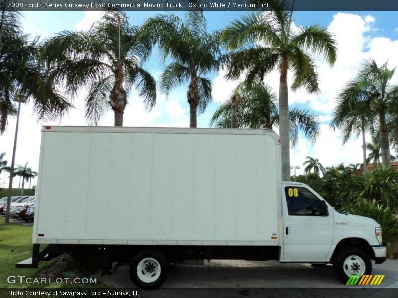  2008 E Series Cutaway E350 Commercial Moving Truck Oxford White