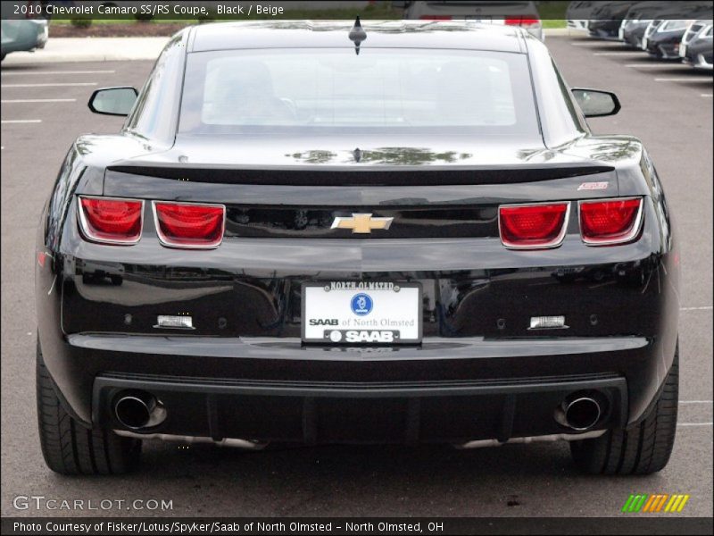 Black / Beige 2010 Chevrolet Camaro SS/RS Coupe