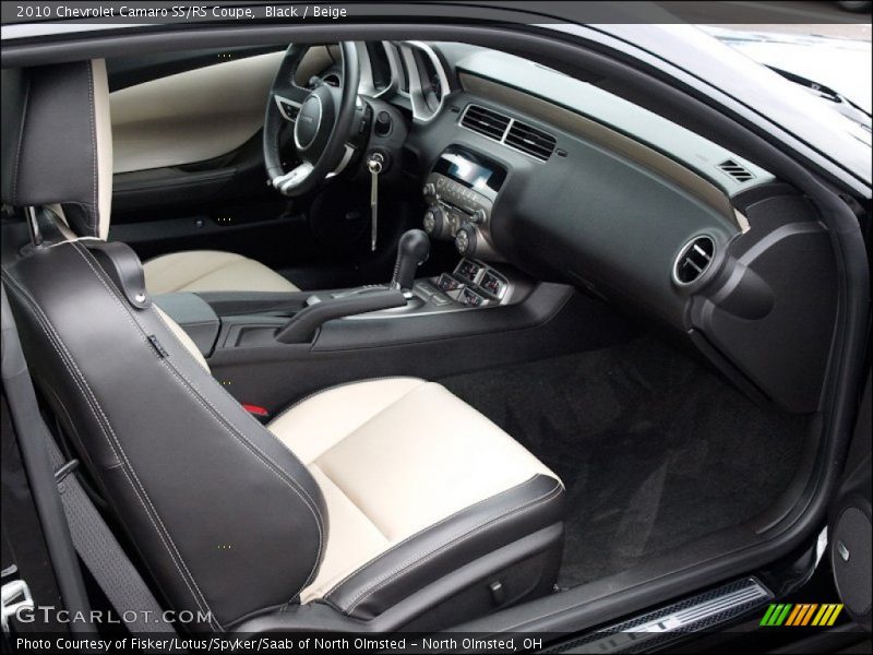  2010 Camaro SS/RS Coupe Beige Interior