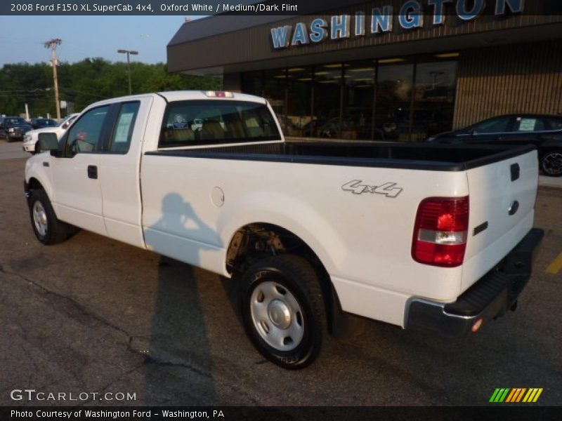 Oxford White / Medium/Dark Flint 2008 Ford F150 XL SuperCab 4x4
