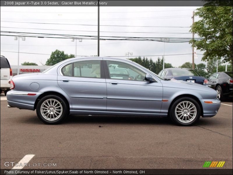  2008 X-Type 3.0 Sedan Glacier Blue Metallic