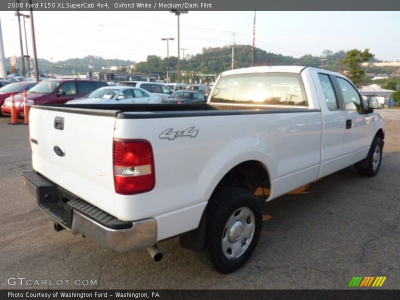 Oxford White / Medium/Dark Flint 2008 Ford F150 XL SuperCab 4x4
