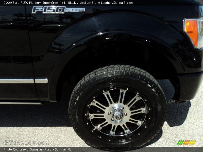 Custom Wheels of 2009 F150 Platinum SuperCrew 4x4