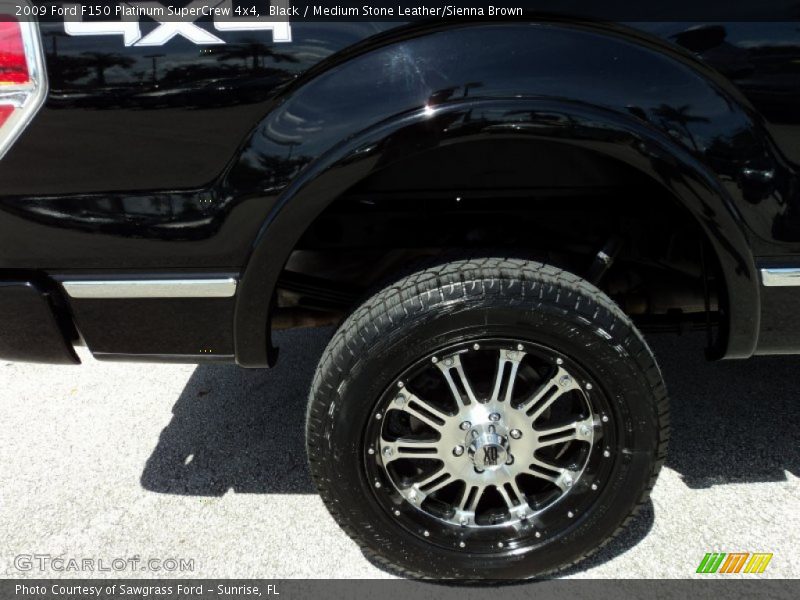 Custom Wheels of 2009 F150 Platinum SuperCrew 4x4