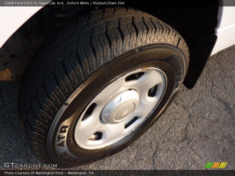 Oxford White / Medium/Dark Flint 2008 Ford F150 XL SuperCab 4x4